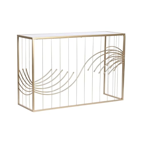 Home ESPRIT Beistelltisch Gold Spiegel 120 x 40 x 80 cm von Home ESPRIT