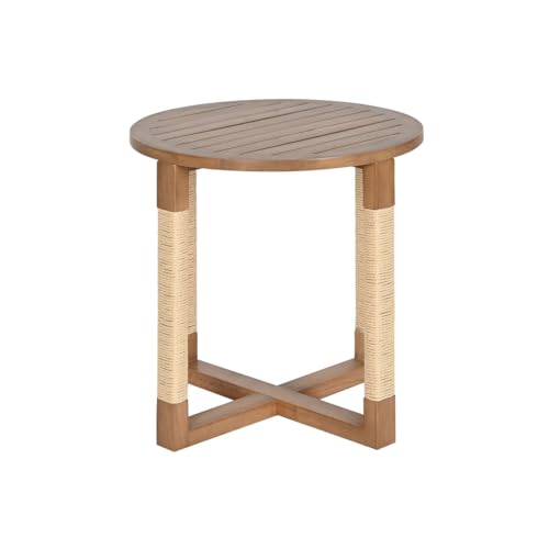 Home ESPRIT Beistelltisch Natur Fichte Holz MDF 48 x 48 x 50,5 cm von Home ESPRIT