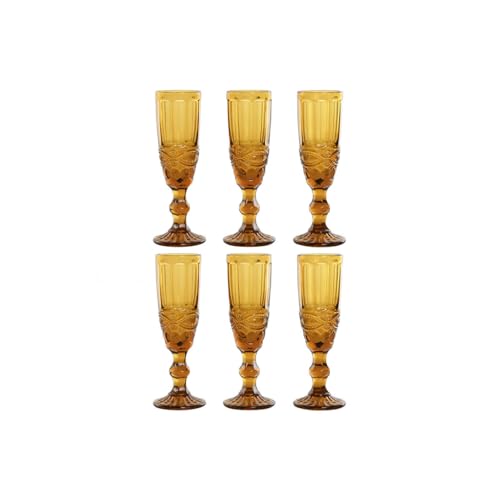 Home ESPRIT Bernsteingläser-Set, Glas, 150 ml, 6 Stück von Home ESPRIT