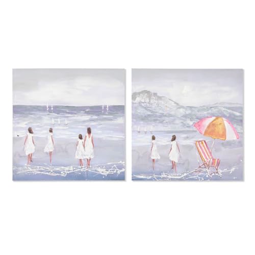 Home ESPRIT Bild für Kinder, 80 x 3 x 80 cm (2 Stück) von Home ESPRIT