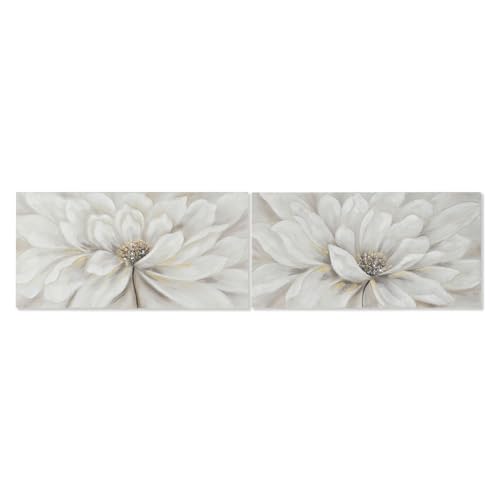 Home ESPRIT Bild im Shabby-Chic-Stil, Mohnblume, 120 x 3 x 60 cm, 2 Stück von Home ESPRIT