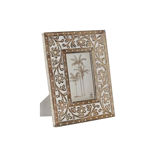 Home ESPRIT Bilderrahmen in Naturweiß, Glas mit indischem Mangoholz, 21 x 2 x 26,5 cm, Marke EAN: 8424002149208 Home ESPRIT Bilderrahmen in Naturweiß, Glas mit indischem Mangoholz, 21 x 2 x 26,5 cm, Marke EAN: 8424002149208 von Home ESPRIT