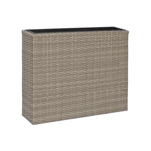 Home ESPRIT Blumentopf aus Polypropylen, Rattan, 83 x 22 x 65 cm von Home ESPRIT