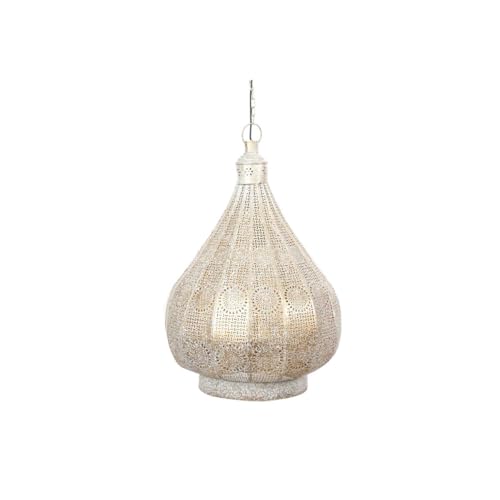 Home ESPRIT Deckenleuchte, Weiß, Gold, Metall, 40 W, 40 x 40 x 55 cm Home ESPRIT Deckenleuchte, Weiß, Gold, Metall, 40 W, 40 x 40 x 55 cm von Home ESPRIT