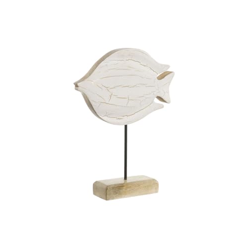 Home ESPRIT Dekofigur, weiß, Natur, mediterraner Fisch, 18 x 5 x 24 cm von Home ESPRIT