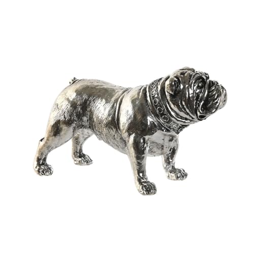 Home ESPRIT Dekorative Figur Hund Loft, silberfarben, 28,5 x 11 x 16 cm von Home ESPRIT