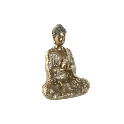 Home ESPRIT Goldene Dekofigur Orientalischer Buddha, 20 x 12 x 24,3 cm von Home ESPRIT