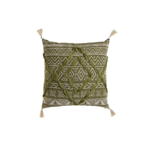 Home ESPRIT Grünes Boho-Kissen, 45 x 5 x 45 cm von Home ESPRIT