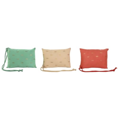 Home ESPRIT Kissen, Grün, Beige, Koralle, 30 x 10 x 20 cm (3 Stück) von Home ESPRIT