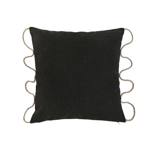 Home ESPRIT Kissen, Schwarz, 45 x 15 x 45 cm von Home ESPRIT