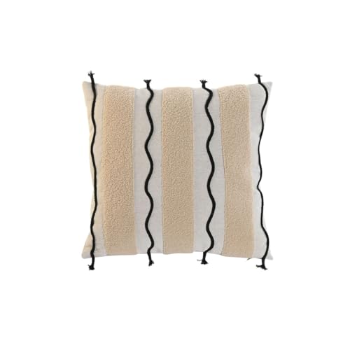 Home ESPRIT Kissen Beige Boho 45 x 5 x 45 cm von Home ESPRIT