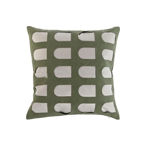 Home ESPRIT Kissen, Weiß, Grün, 45 x 10 x 45 cm, bunt, cuadrado, Casual von Home ESPRIT
