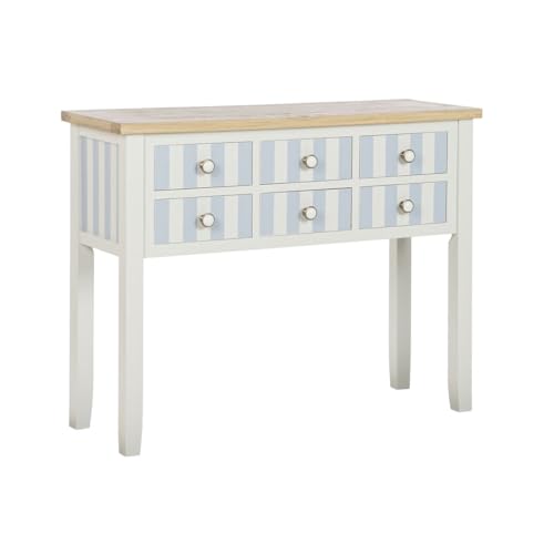 Home ESPRIT Konsole Blau Weiß Paulonia Holz 103 x 35 x 80 cm von Home ESPRIT