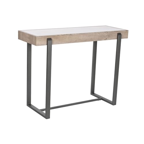 Home ESPRIT Konsole Weiß Braun Grau Metall 100 x 39 x 75 cm von Home ESPRIT