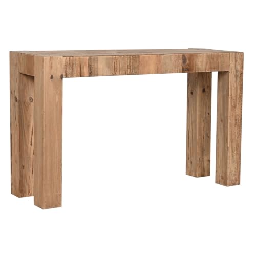 Home ESPRIT Konsolentisch, Kiefernbraun, recyceltes Holz, 117 x 36 x 71 cm von Home ESPRIT