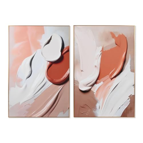 Home ESPRIT Modernes abstraktes Bild, 80 x 3 x 120 cm (2 Stück) von Home ESPRIT