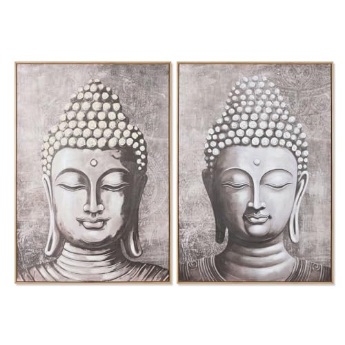 Home ESPRIT Orientalischer Buddha, 70 x 3,5 x 100 cm (2 Stück) von Home ESPRIT