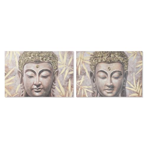 Home ESPRIT Orientalischer Buddha 120 x 3 x 80 cm (2 Stück) von Home ESPRIT