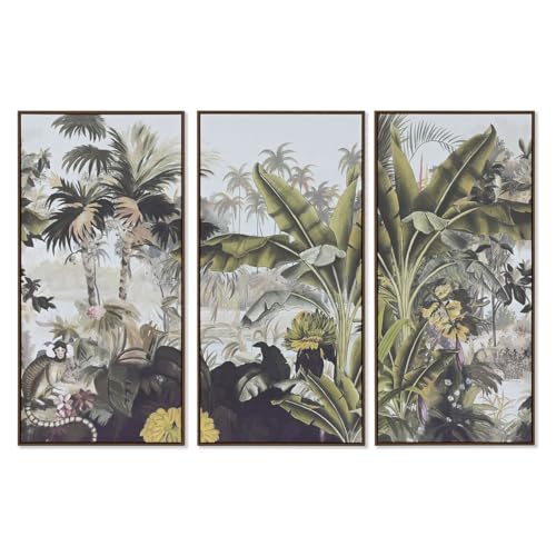 Home ESPRIT Set mit 3 Bildern, Tropical, 180 x 4 x 120 cm (3 Teile) von Home ESPRIT