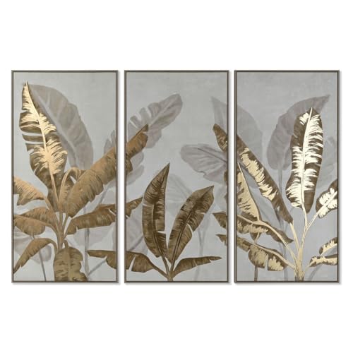 Home ESPRIT Set mit 3 Bildern, tropische Palmen, 180 x 4 x 120 cm (3 Teile) von Home ESPRIT