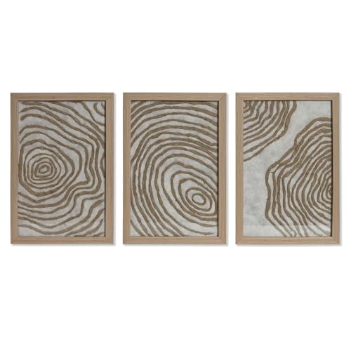 Home ESPRIT Set mit 3 modernen Bildern, 20 x 2 x 30 cm (3 Stück) von Home ESPRIT