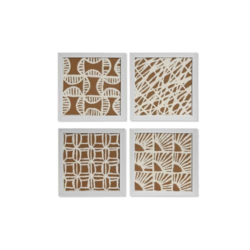 Home ESPRIT Set mit 4 modernen Bildern, 22 x 2 x 22 cm (4 Teile) S3054652 - EAN: 8424002118655 von Home ESPRIT
