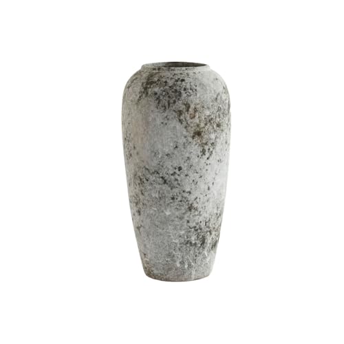 Home ESPRIT Vase, Braun, Schwarz, Keramik, Antik-Finish, 16 x 16 x 31 cm von Home ESPRIT