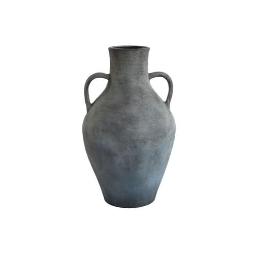 Home ESPRIT Vase, Orientalisch, Terrakotta, Blau, Grau, 25 x 25 x 44 cm von Home ESPRIT