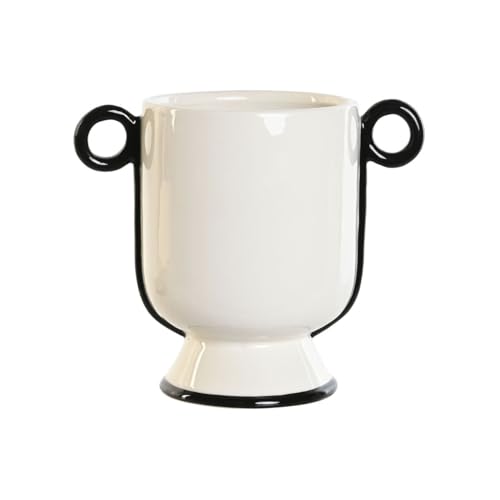 Home ESPRIT Vase, zweifarbig, Keramik, modern, 21 x 13 x 18 cm, 12 Stück von Home ESPRIT