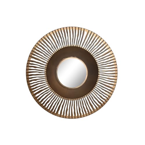 Home ESPRIT Wandspiegel Kupfer 70 x 8,5 x 70 cm von Home ESPRIT