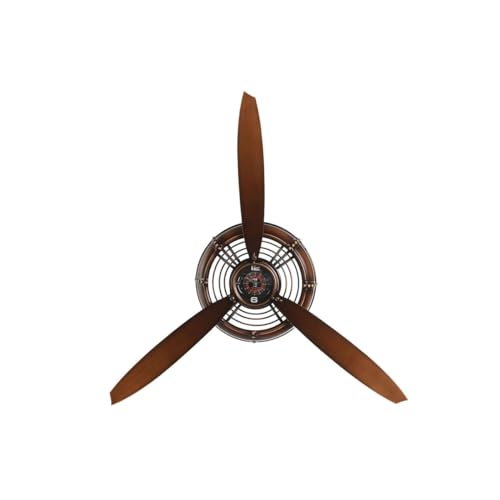 Home ESPRIT Wanduhr, Kupfer, PVC, Metall, Propeller, 75,5 x 8 x 75 cm von Home ESPRIT