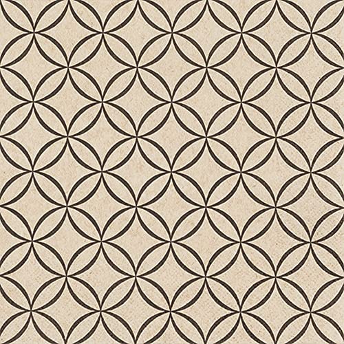 20 Servietten Eco Line nachhaltig aus 100% Recycling-Papier Kreise im Verbund | Muster | zeitlos | Tischdeko 33x33cm 20 Servietten Eco Line nachhaltig aus 100% Recycling-Papier Kreise im Verbund | Muster | zeitlos | Tischdeko 33x33cm von Home Fashion