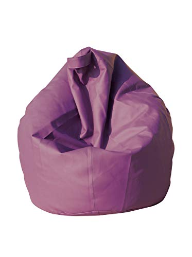 Eleganter Sitzsack, lila Farbe, Maße 80 x 120 x 80 cm von Fashion Home