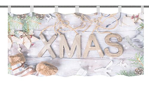 Home Fashion Xmas Cafehaus Cmas, Braun, 45 x 120 cm von Home Fashion