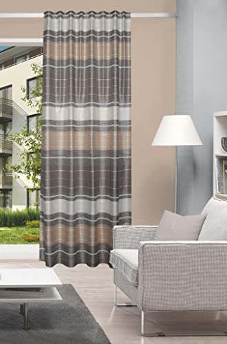 Home fashion 85145 | Fertigvorhang Anouk Dekostoff Querstreifen mit Effektfransen | Natur | 245 x 140 cm Home fashion 85145 | Fertigvorhang Anouk Dekostoff Querstreifen mit Effektfransen | Natur | 245 x 140 cm von Home Fashion