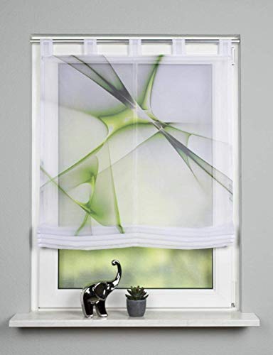 Home fashion Franklin, Polyester, apfelgrün, 140x120 cm von Home Fashion