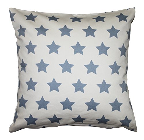 Home Fashion Kissen, Stoff, Blau von Home Fashion