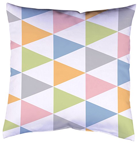 Home Fashion Kissenhülle Digitaldruck, Samt, Multicolor, 1 x 40 x 40 cm von Home Fashion