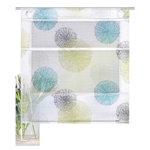 Home Fashion MAGNETROLLO BAMBUSOPTIK Rawlins, BLAU GRÜN, 130 X 100 cm von Home Fashion