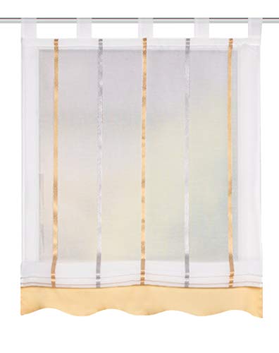Home fashion SCHLAUFENROLLO LÄNGSSTREIFEN Kathy, GELB, 140 X 140 cm, 31 Home fashion SCHLAUFENROLLO LÄNGSSTREIFEN Kathy, GELB, 140 X 140 cm, 31 von Home Fashion