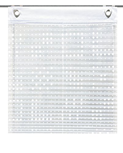 Home fashion Plisseerollo Bedruckt, Polyester, Weiß, 140 x 80 cm von Home Fashion