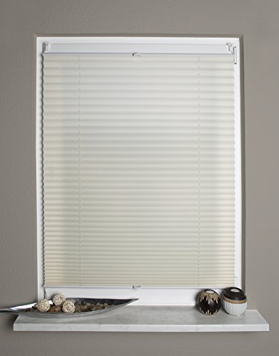 Home fashion Plisseerollo UP&DOWN, Stoff, beige, 130 x 60 cm von Home Fashion