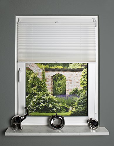 Home fashion Plisseerollo UP&DOWN, Stoff, weiß, 210 x 70 cm von Home Fashion