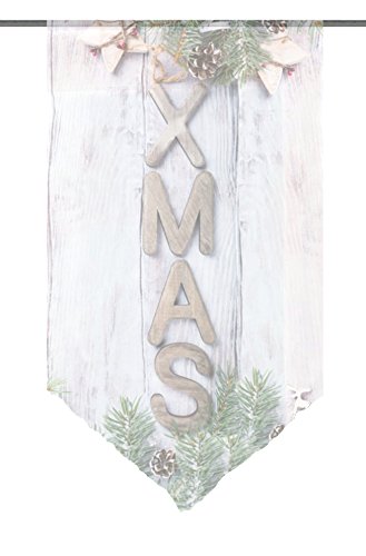 Home fashion Xmas Fensterbehang, Braun, 100 x 60 cm von Home Fashion