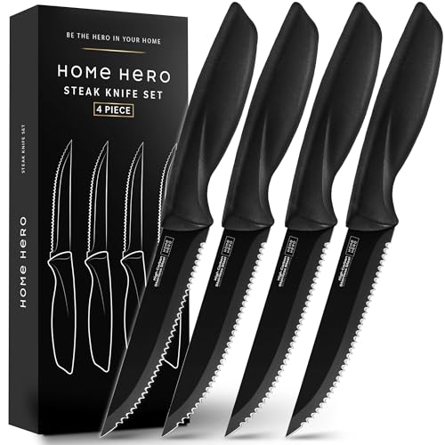 Home Hero Küchenmesser - Professionelle Küchenmesser aus Edelstahl - Messer- und Küchenutensilien-Set von Home Hero