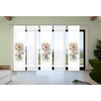 HOME in green Schiebegardine "AMARANDE" Paneelwagen 5 Stk. tlg. Bambusoptik, SET, recycelt, Digitaldruck HOME in green Schiebegardine "AMARANDE" Paneelwagen 5 Stk. tlg. Bambusoptik, SET, recycelt, Digitaldruck von Home In Green