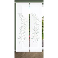 HOME in green Schiebegardine "CELSO", (2 St.), SET DIGITALDRUCK,BAMBUSOPTIK RECYCELT von Home In Green