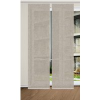 HOME in green Schiebegardine "ESTRA" Paneelwagen 2 Stk. tlg. SET DIGITALDRUCK,BAMBUSOPTIK RECYCELT von Home In Green