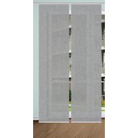 HOME in green Schiebegardine "ESTRA" Paneelwagen 2 Stk. tlg. SET DIGITALDRUCK,BAMBUSOPTIK RECYCELT von Home In Green