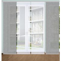 HOME in green Schiebegardine "ESTRA", (4 St.), SET DIGITALDRUCK,BAMBUSOPTIK RECYCELT von Home In Green